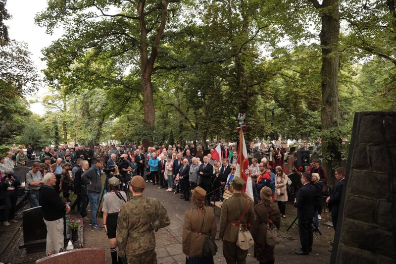 The IPN's President Karol Nawrocki commemorating "Inka" and Zagończyk"