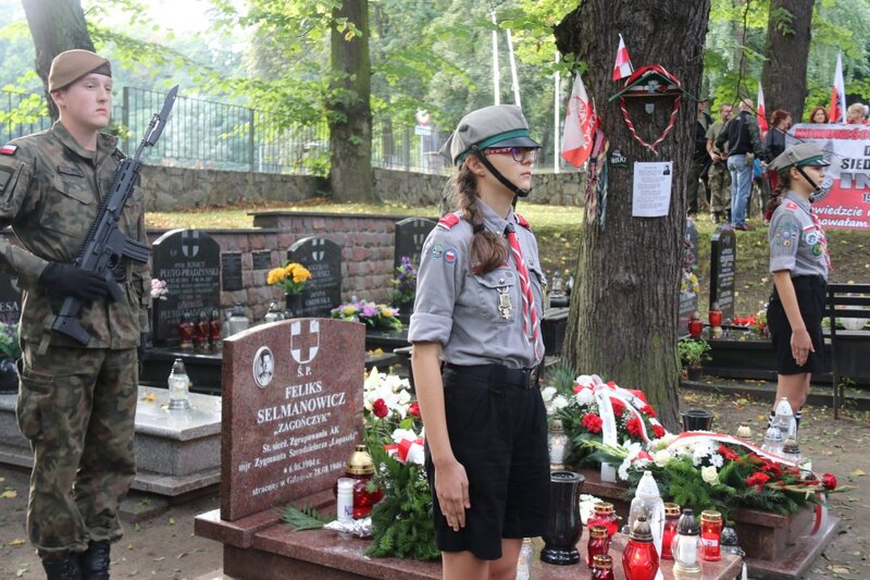 The IPN's President Karol Nawrocki commemorating "Inka" and "Zagończyk"