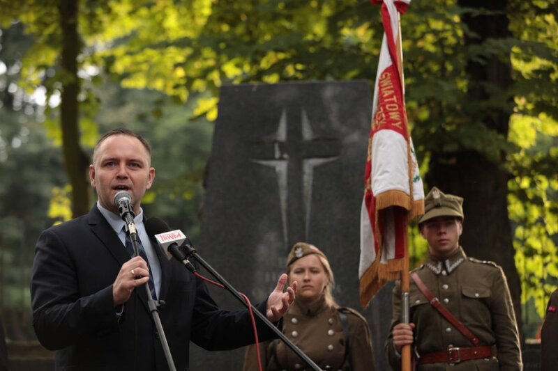 The IPN's President Karol Nawrocki commemorating "Inka" and Zagończyk"