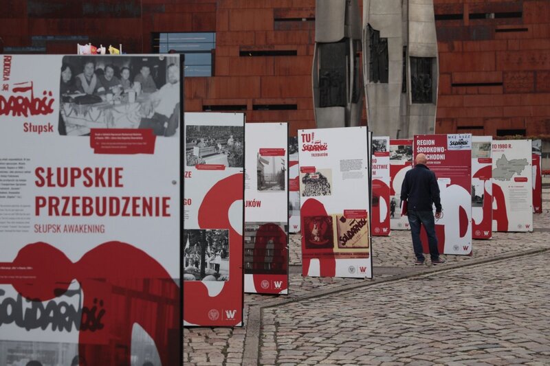 The opening of the "This is WHERE 'Solidarity' was born" exhibition in Gdańsk. Photo: Mikołaj Bujak (IPN)