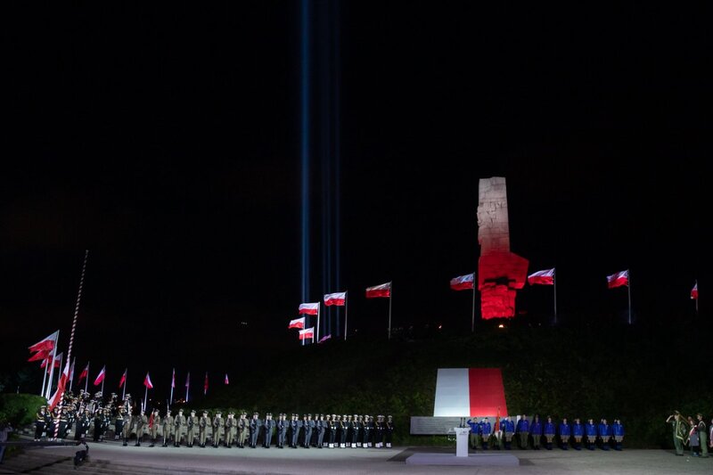 1 September 1939 commemoration at the Westerplatte. Photo: Mikołaj Bujak (IPN)