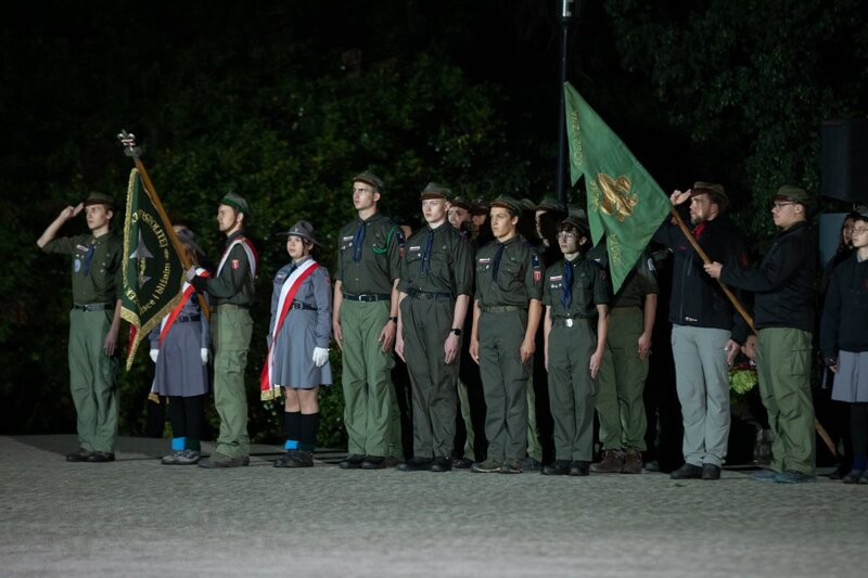 1 September 1939 commemoration at the Westerplatte. Photo: Mikołaj Bujak (IPN)