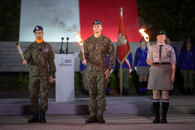 1 September 1939 commemoration at the Westerplatte. Photo: Mikołaj Bujak (IPN)