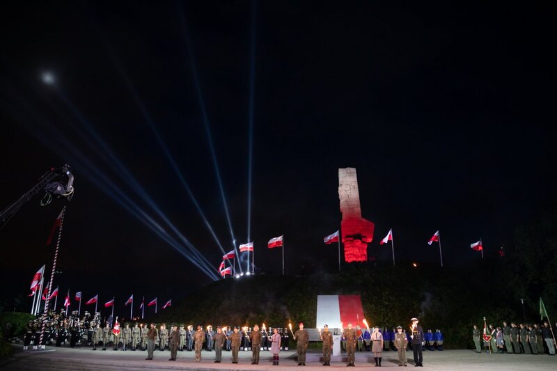 1 September 1939 commemoration at the Westerplatte. Photo: Mikołaj Bujak (IPN)
