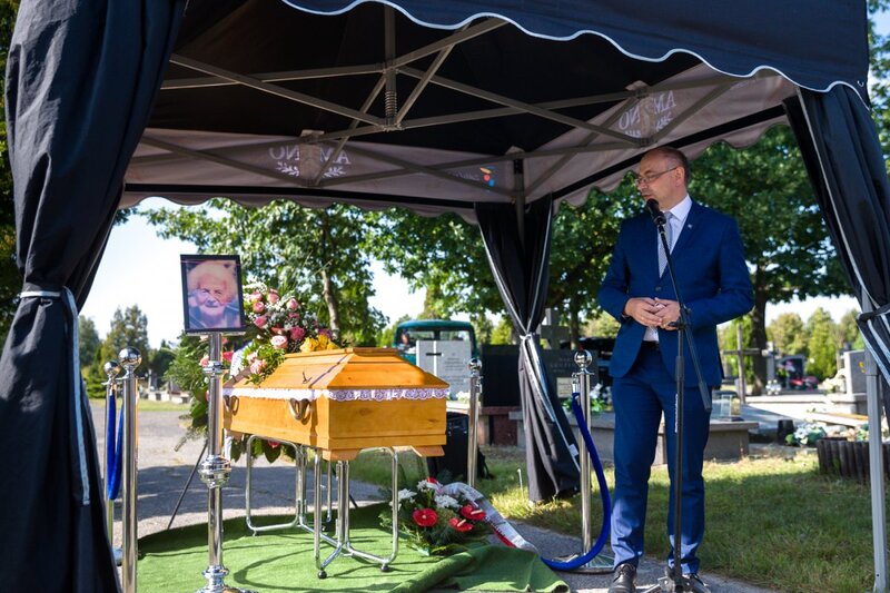 The funeral of Janina Mazur. Photo: Sławek Kasper IPN