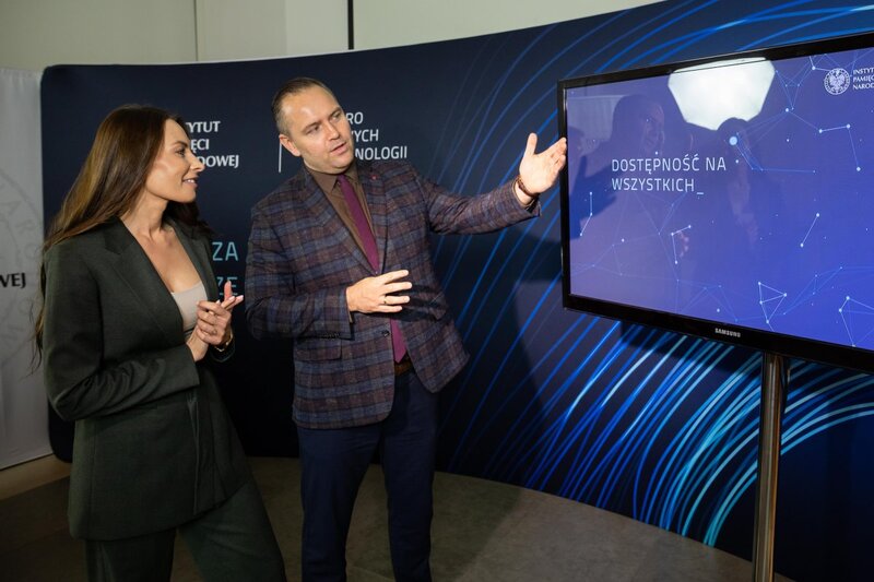 Press conference. Photo: Mikołaj Bujak (IPN)