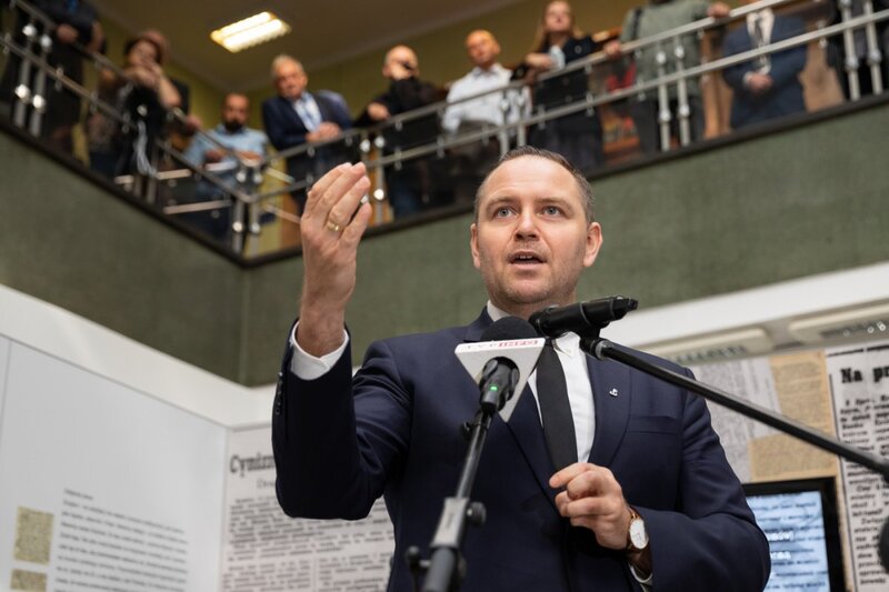 IPN's President in Cracow. Photo: Mikołaj Bujak (IPN)