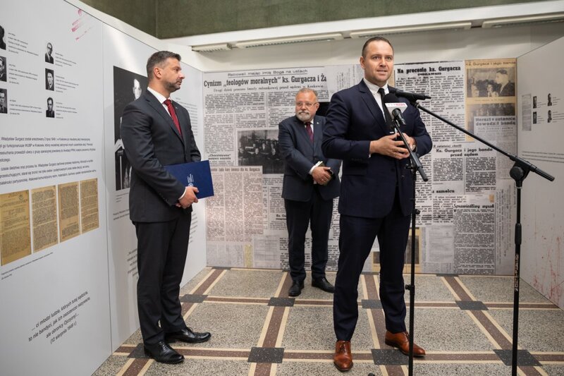 IPN's President in Cracow. Photo: Mikołaj Bujak (IPN)