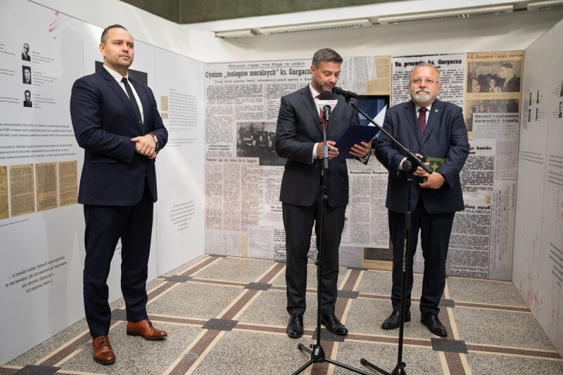 IPN's President in Cracow. Photo: Mikołaj Bujak (IPN)