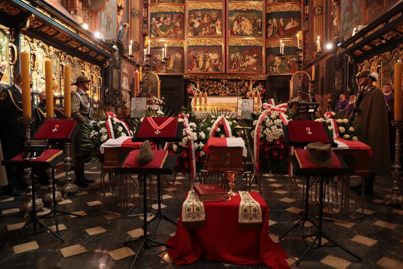 Memorial service in Cracow. Photo: Mikołaj Bujak (IPN)