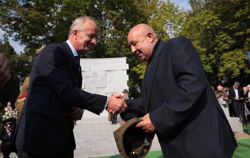 IPN's Deputy President at memorial service in Cracow. Photo: Mikołaj Bujak (IPN)