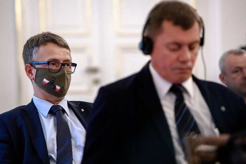 A discussion on "Poland and Ukraine in the 1930s and 1940s – 25 years of archival and historical cooperation" at the Belweder Palace; 14 Warsaw September 2021