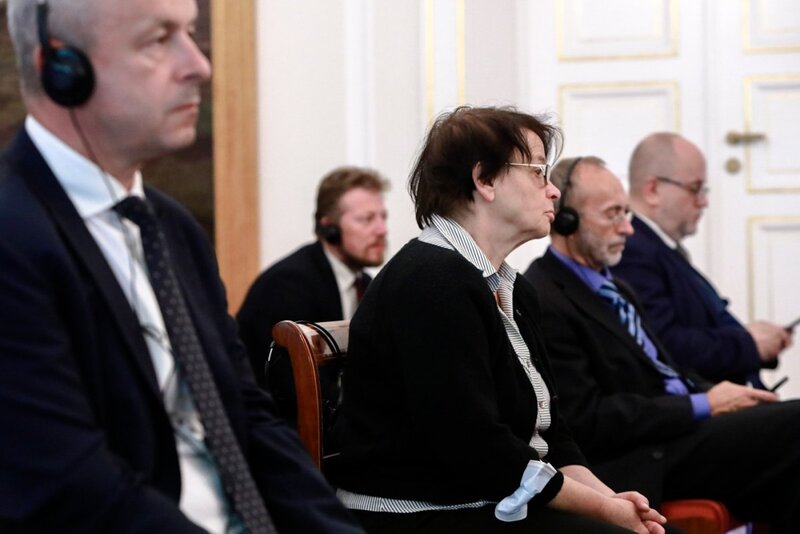 A discussion on "Poland and Ukraine in the 1930s and 1940s – 25 years of archival and historical cooperation" at the Belweder Palace; 14 Warsaw September 2021