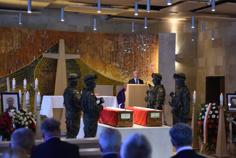 Memorial service of anti-communist resistance soldiers Franciszek Skrobol and Józef Wawrzyńczyk