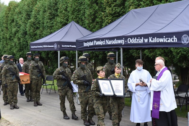 Memorial service of anti-communist resistance soldiers Franciszek Skrobol and Józef Wawrzyńczyk