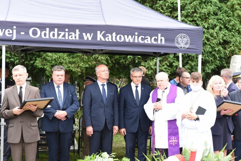 Memorial service of anti-communist resistance soldiers Franciszek Skrobol and Józef Wawrzyńczyk