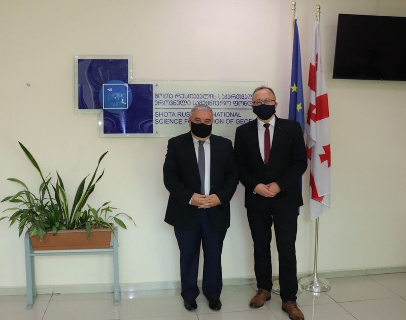 The IPN's delegation in Georgia. Photo: Shota Rustaveli National Science Foundation of Georgia