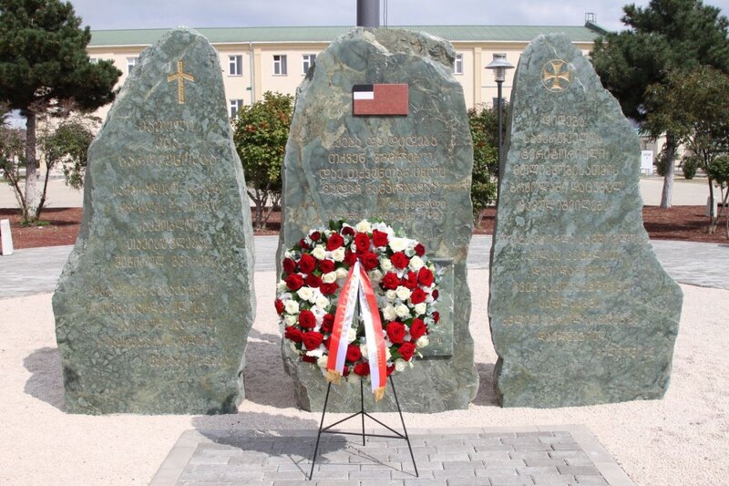 The IPN's delegation in Georgia. Photo: National Defence Academy of Georgia