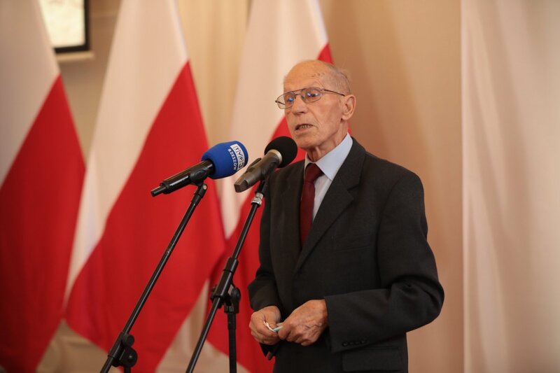 A meeting of the President of the IPN Karol Nawrocki, Ph.D. with young people, representatives of the Subcarpathian Voivode Veterans Council and representatives of the col. Łukasz Ciepliński Historical Club. Photo: Mikołaj Bujak IPN
