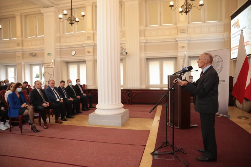 A meeting of the President of the IPN Karol Nawrocki, Ph.D. with young people, representatives of the Subcarpathian Voivode Veterans Council and representatives of the col. Łukasz Ciepliński Historical Club. Photo: Mikołaj Bujak IPN