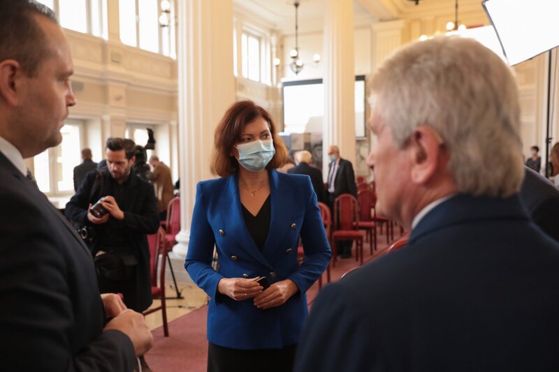 A meeting of the President of the IPN Karol Nawrocki, Ph.D. with young people, representatives of the Subcarpathian Voivode Veterans Council and representatives of the col. Łukasz Ciepliński Historical Club. Photo: Mikołaj Bujak IPN