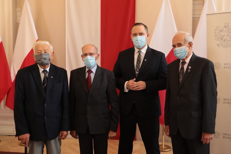 A meeting of the President of the IPN Karol Nawrocki, Ph.D. with young people, representatives of the Subcarpathian Voivode Veterans Council and representatives of the col. Łukasz Ciepliński Historical Club. Photo: Mikołaj Bujak IPN