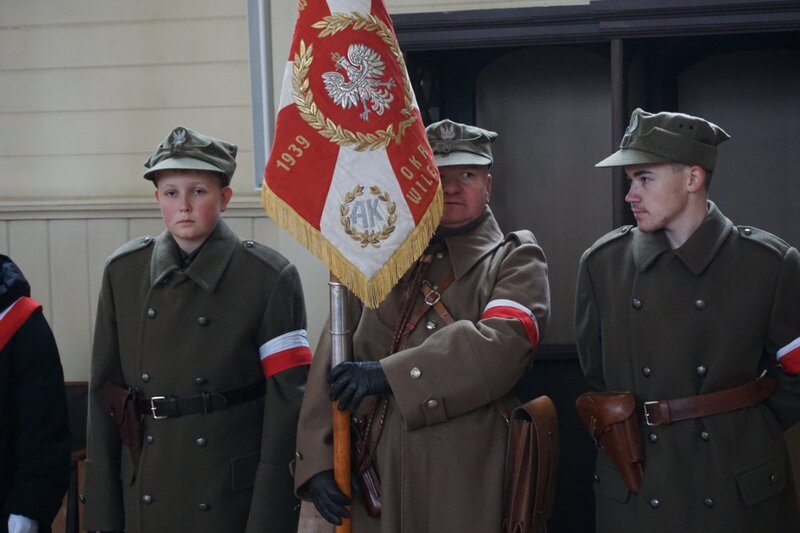 The funeral of 2nd Lt. Apoloniusz Duszkiewicz alias “Polza”