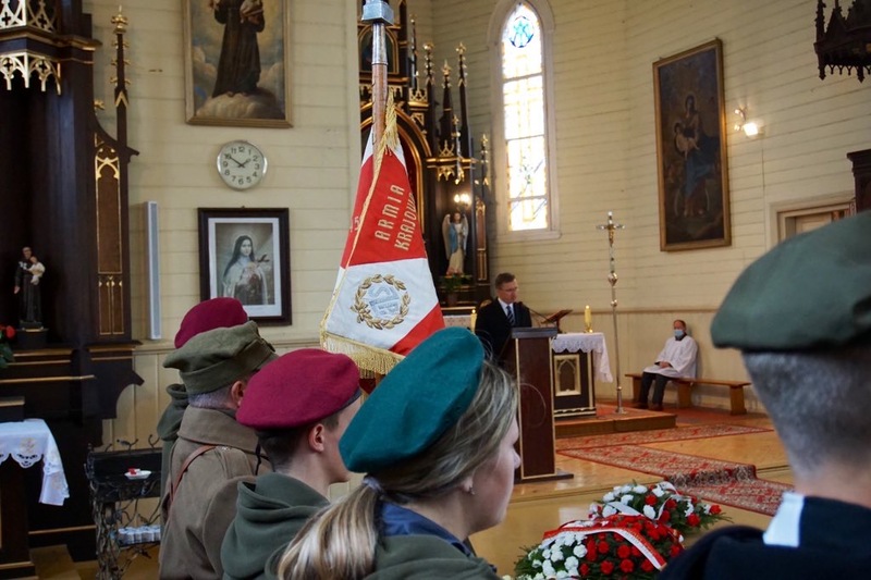 The funeral of 2nd Lt. Apoloniusz Duszkiewicz alias “Polza”
