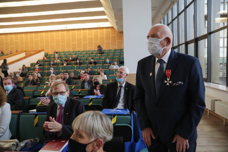 The ceremony of presenting former anti-communist opposition members with Crosses of Freedom and Solidarity – Lublin, 24 September 2021
