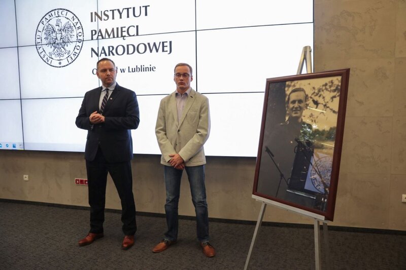 Press conference on the discovery of Henryk Wieliczko's remains