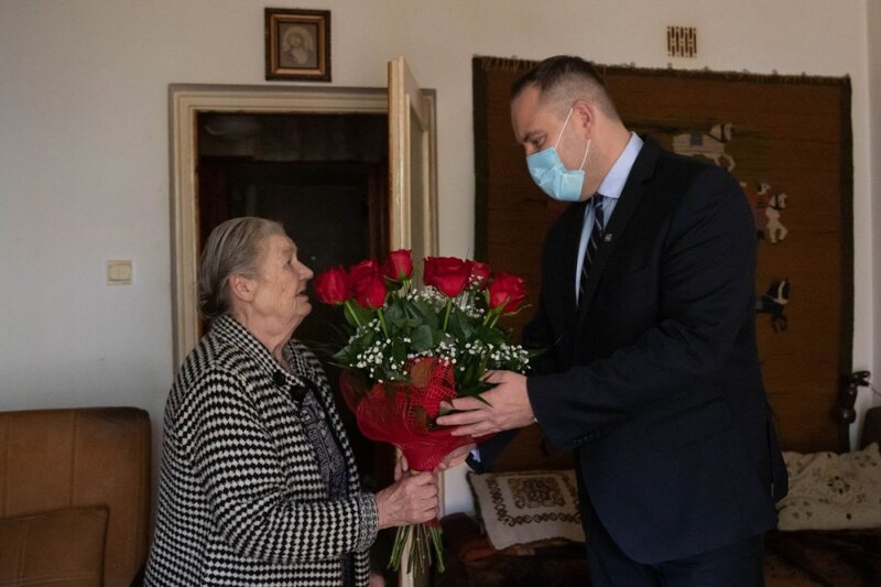 Karol Nawrocki meeting Henryk Wieliczko's niece