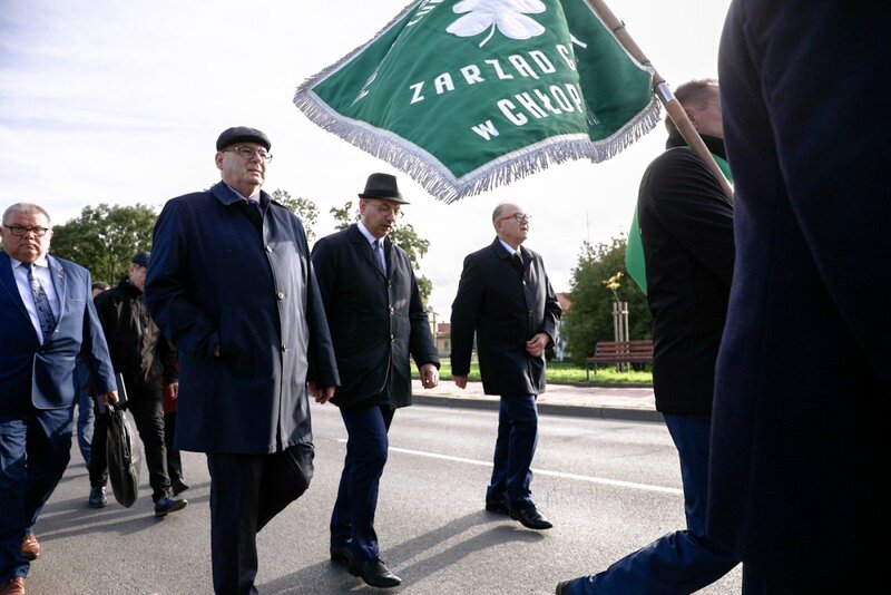 The unveiling of a tombstone on the grave of Bruno Gruszka in Radymno – 24 September 2021