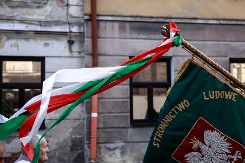 The unveiling of a tombstone on the grave of Bruno Gruszka in Radymno – 24 September 2021
