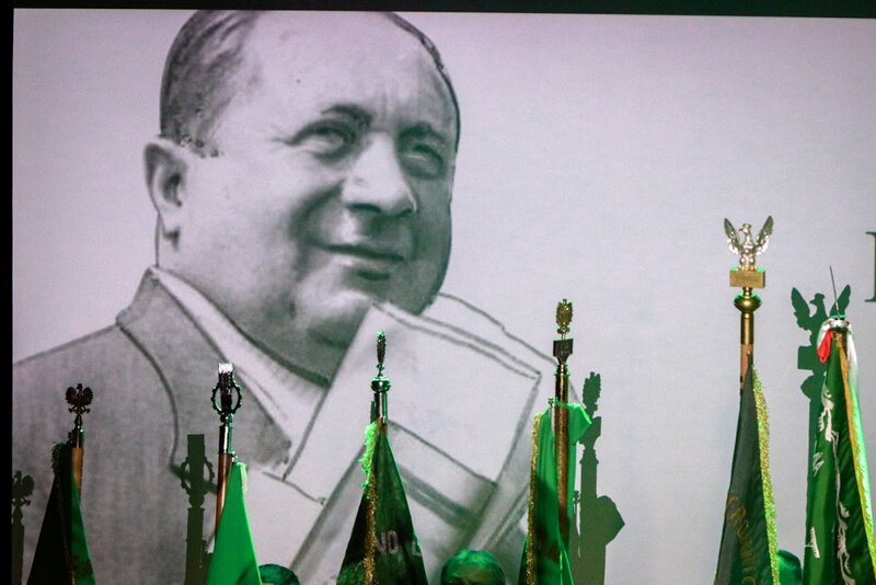 The unveiling of a tombstone on the grave of Bruno Gruszka in Radymno – 24 September 2021