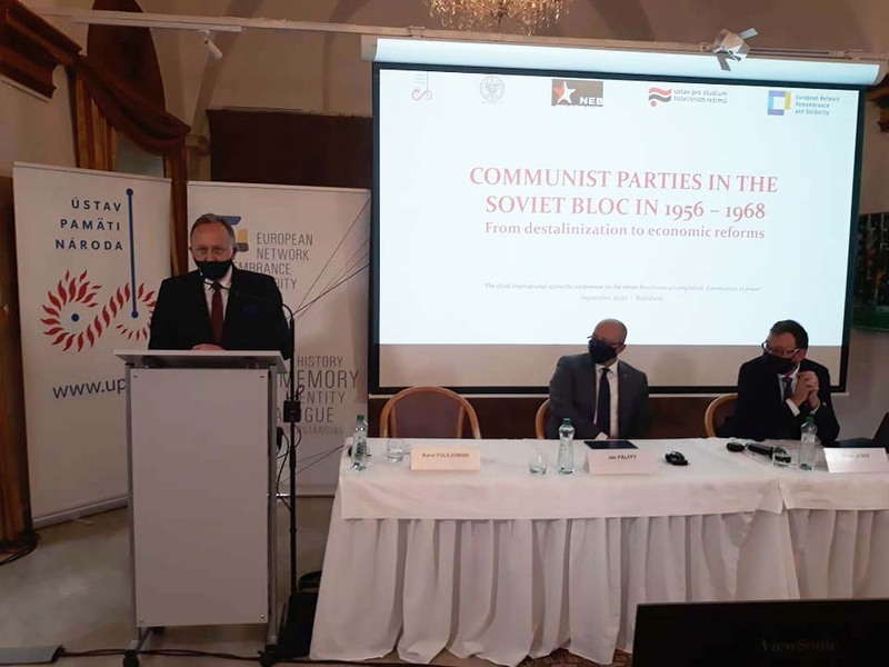 Deputy President Karol Polejowski opening the "Communist Parties in the Soviet Bloc in the Years 1956-1968. From de-Stalinization to Economic Changes" conference