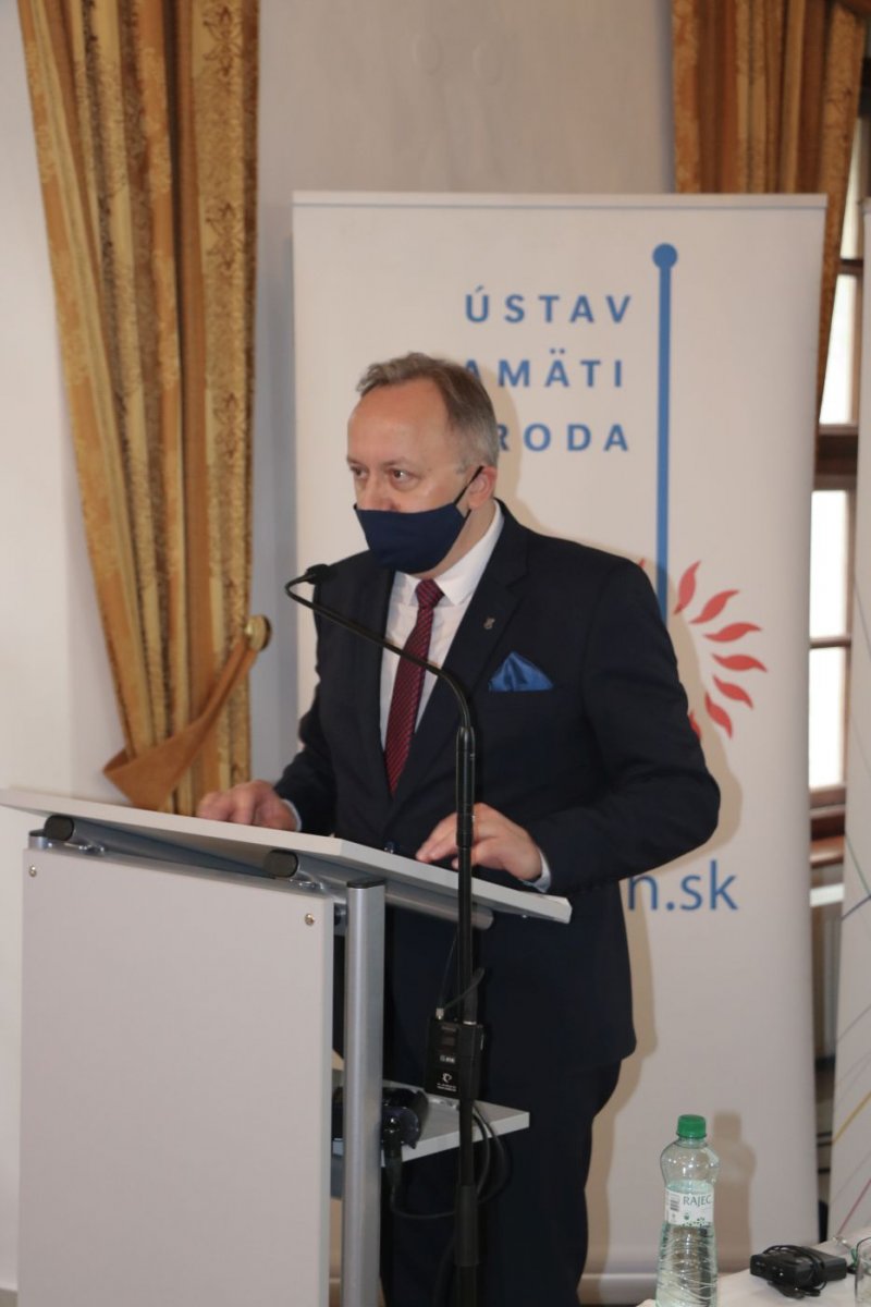 Deputy President Karol Polejowski opening the "Communist Parties in the Soviet Bloc in the Years 1956-1968. From de-Stalinization to Economic Changes" conference. Photo: UPN