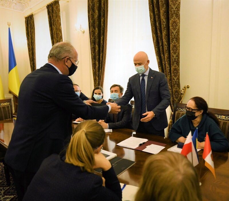 Office of Search and Identification leadership visiting Odessa