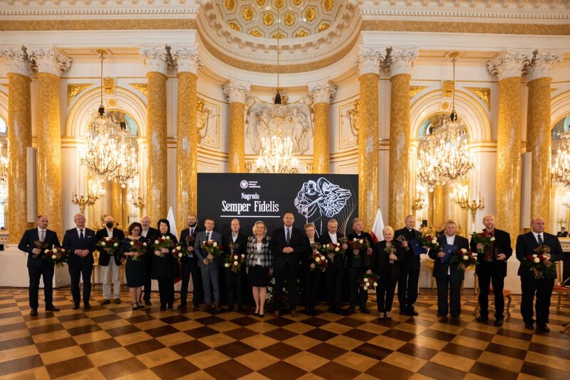The ceremony of awarding the "Semper Fidelis" Prize. Photo: Mikołaj Bujak (IPN)
