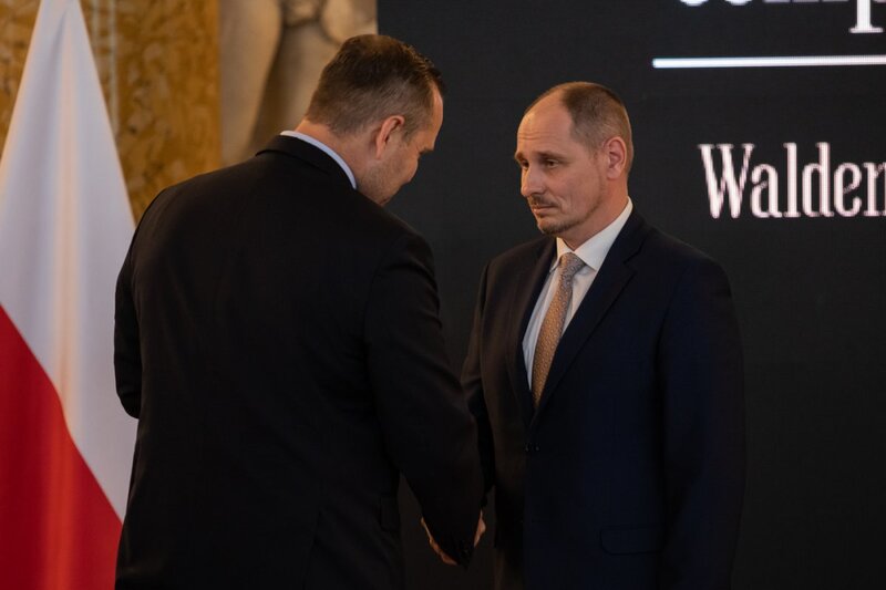 The ceremony of awarding the "Semper Fidelis" Prize. Photo: Mikołaj Bujak (IPN)