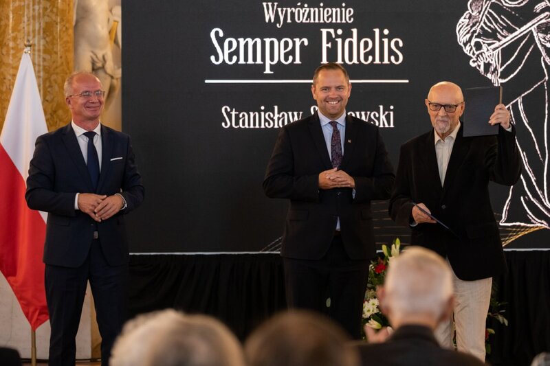 The ceremony of awarding the "Semper Fidelis" Prize. Photo: Mikołaj Bujak (IPN)