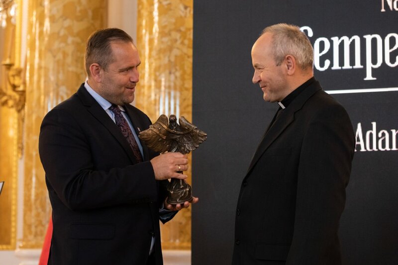 The ceremony of awarding the "Semper Fidelis" Prize. Photo: Mikołaj Bujak (IPN)