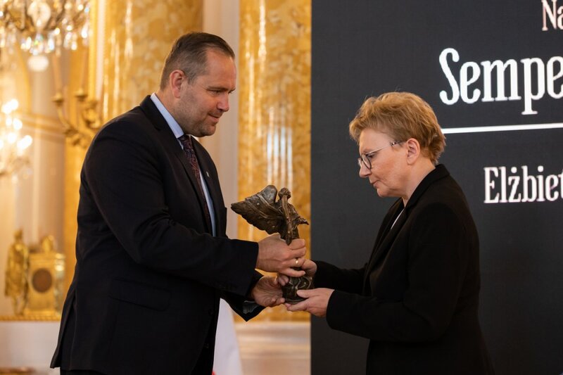 The ceremony of awarding the "Semper Fidelis" Prize. Photo: Mikołaj Bujak (IPN)