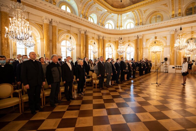 The ceremony of awarding the "Semper Fidelis" Prize. Photo: Mikołaj Bujak (IPN)