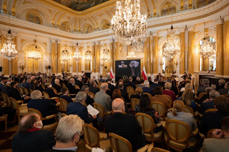 The ceremony of awarding the "Semper Fidelis" Prize. Photo: Mikołaj Bujak (IPN)