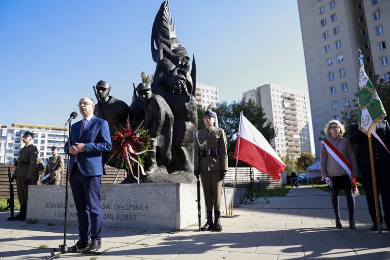 Commemoration of the 81st anniversary of the establishment of the Peasants' Battalions; photographs by Sławek Kasper (IPN)
