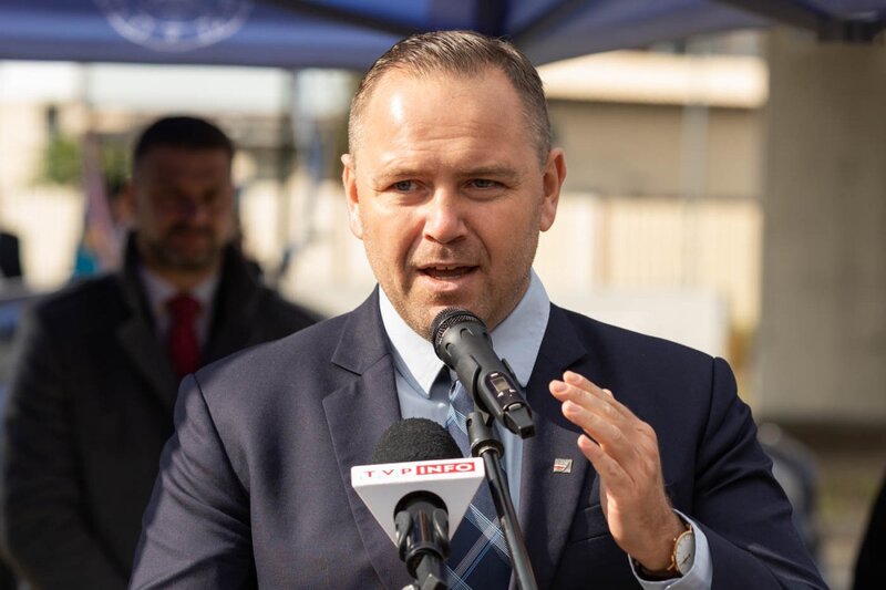The naming of a Cracow roundabout after Janusz Kurtyka, Cracow 12 October 2021; Photo: Mikołaj Bujak IPN