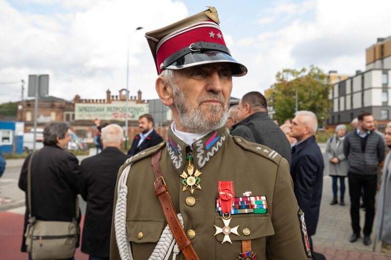 The naming of a Cracow roundabout after Janusz Kurtyka, Cracow 12 October 2021; Photo: Mikołaj Bujak IPN