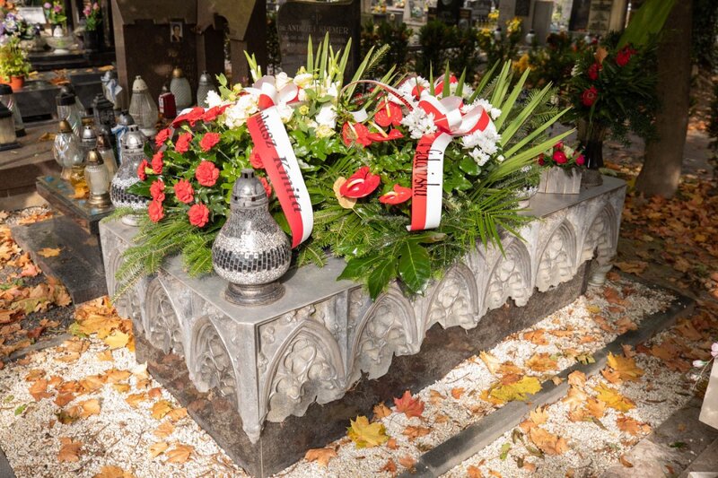 The naming of a Cracow roundabout after Janusz Kurtyka, Cracow 12 October 2021; Photo: Mikołaj Bujak IPN