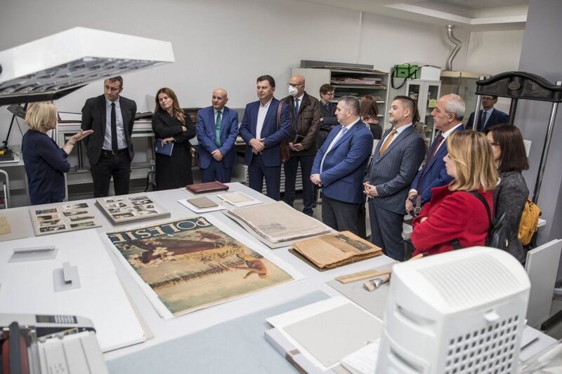 Albanian delegation's study visit at the IPN, 12-14 October 2021, photographs by Sławek Kasper (IPN)