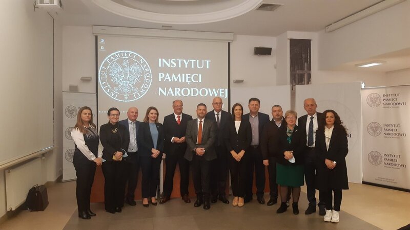 Albanian delegation's study visit at the IPN, 12-14 October 2021, photographs by Sławek Kasper (IPN)